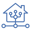 Icono de casa eficiente